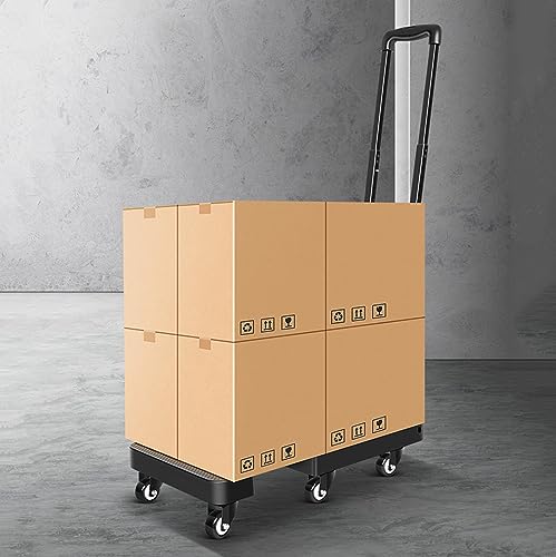 Carretilla plegable con 6 ruedas giratorias para carga pesada miniatura 2
