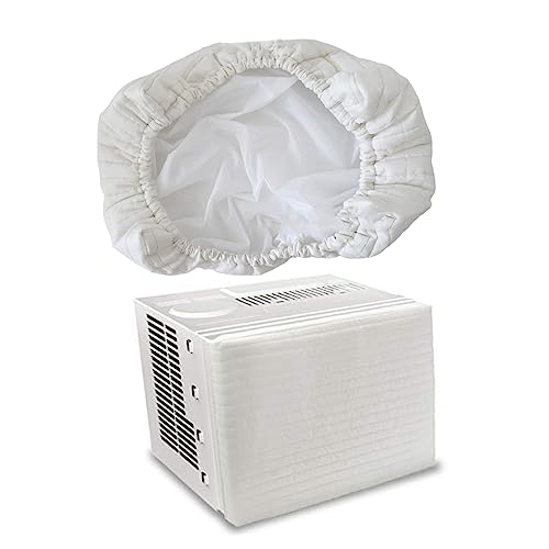 Double Insulation Indoor Air Conditioner Cover Cooling Fan Windshield Air Conditioner Case for Wall Swamp Cooler Cover Indoor(63