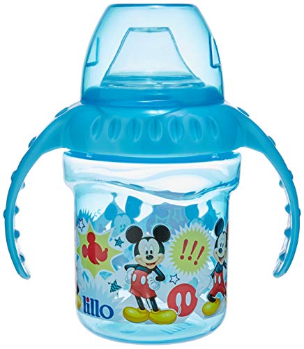 Caneca Bebedor de Silicone Disney - Lillo, Azul, 230 ml