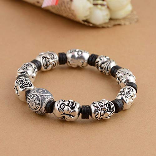 Bracelet vintage argent S925 perles Lohan pour style chic féminin - 2