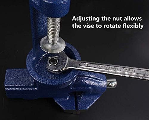 Vise Universal Rotate 360° Work Clamp-on Vise Table Vise (Thickened vise 3.2")