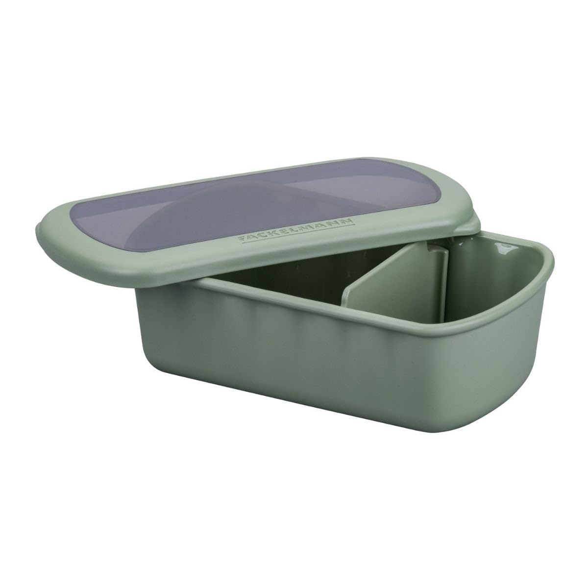Fackelmann Flexibox Green - 1000 ml Storage Box with TPE Lid, Robust & Flexible, Dishwasher Safe & Designed in Germany
