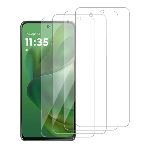 iCsapr 4 Pack Glass Screen Protector Compatible for Motorola Moto G Power (2026/2025) / XT2515 [9H Hardness]-HD Screen Tempered Glass Scratch Resistant Easy Install [Case Friendly]