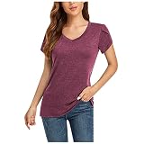 RMBLYfeiye T-Shirt T Shirt Damen Schwarz Bedrucktes Hemd Damen T Shirt Damen T-Shirt Tops Sport Shirt Damen Damen Tshirt Kurzarm
