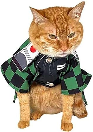 Amazon Asdsh 鬼滅の刃 ペット服 犬服 猫服 富岡義勇 コスプレ コスチューム 小型犬 中型犬用 猫用 かわいい おもしろい ハロウィン クリスマス 正月 新年 パーティー ペット用品 M 炭治郎 Asdsh コスチューム 通販