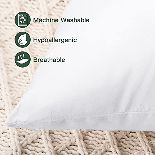 Soleebee Premium Polyester Pillow Inserts , Square Decorative Throw Pillow Inserts, Hypoallergenic Couch Cushion Sham Stuffer (20X20 Inch) #TOP4
