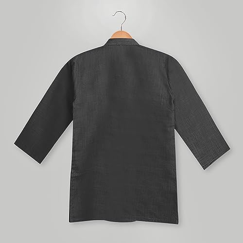 Image of Baby Boys Ethnic Wear Cotton Kurta Pyjama Set