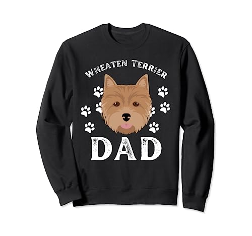 Wheaten Terrier Dad Retro Vintage Perro Amantes Día del Padre Sudadera