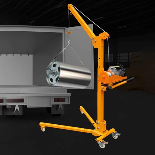 SDVantage Portable Foldable Electric Crane with Wheels for Home, Car, and Workshop Use, High Load-Bearing Capacity Up to 500Kg,300Kg