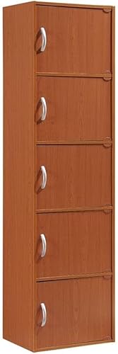 Miniatura 6 de Pemberly Row Librería de 5 estantes y 5 puertas en haya