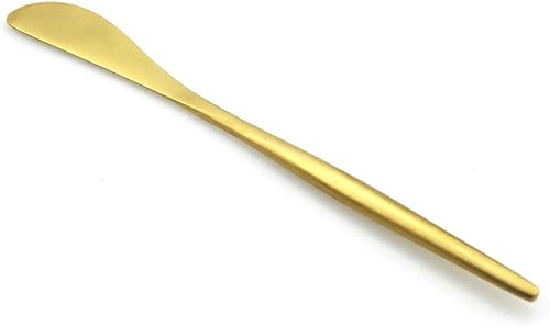 Miniatura 10 de JASHII Juego de 6 cucharas de café de acero inoxidable 304 de oro mate, juego de cubiertos modernos, regalo para Navidad