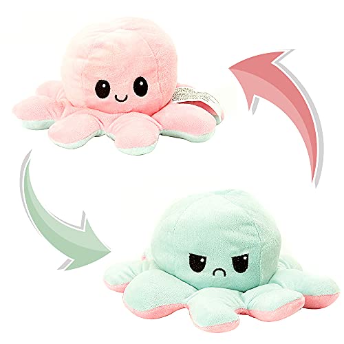 Pelúcia Polvo do Humor Reversível 20cm Cores Sortidas, BBR Toys