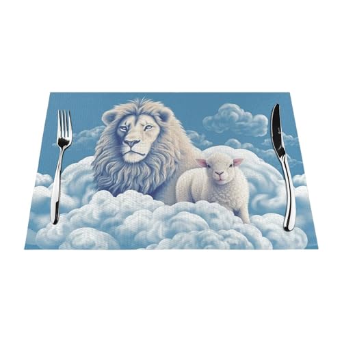 Set de table résistant à la chaleur en PVC tissé lavable pour protéger vos meubles - 7
