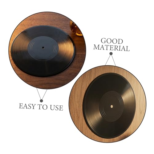 Decoración de pared con discos de vinilo vintage para dar un aire retro a tu sala o fiesta 4