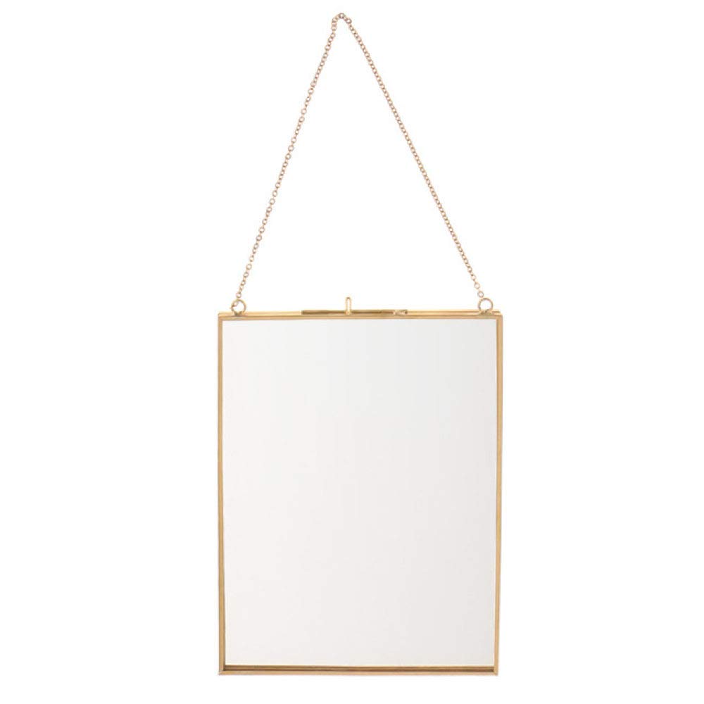 Cadre photo double face en verre suspendu anti-poussière pour herbier