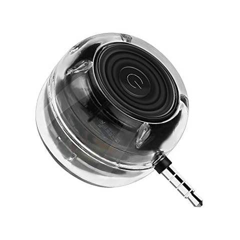 Anpress Phone Speaker Mini Portable Wireless Clear Bass 3.5mm AUX Audio Interface, Plug and Play for iPhone, iPad, iPod, Tablet, Computer Cover