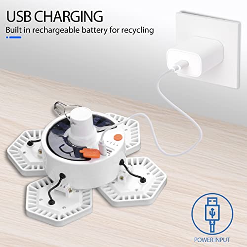 Lampe de travail rechargeable 169 LED pour éclairage extérieur