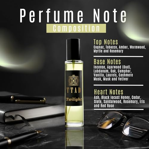 Image of TTAD Twilight Luxury Perfume for Men 30ml | Sweet Aquatic Eau De Parfum | Long Lasting Premium Fragrance for Men | Cognac, Honey, Oud & Vanilla Notes | Ideal for Evening & Special Occasions