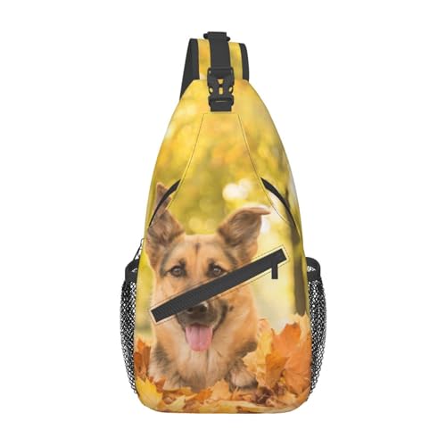 Sac de poitrine berger allemand pour rompre la fatigue en voyage
