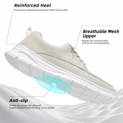 Image of Mens Casual Slip-on Loafers Shoes Non Slip Boat Shoes Sneakers Mesh Business Oxfords Work Driving Lightweight Comfortable Soft Sole Walking