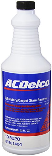 Interior Cleaning – Instrument Panel (IP), Hard or Plastic Surfaces, Seats, Carpet, Leather, Vinyl, Fabric Cleaner, Stain Remover, Restorer — Product Availability - GM Passenger Cars and Trucks 18 Genuine GM Fluid 88861404 Red Formula Upholstery/Carpet Stain Remover - 32 oz.