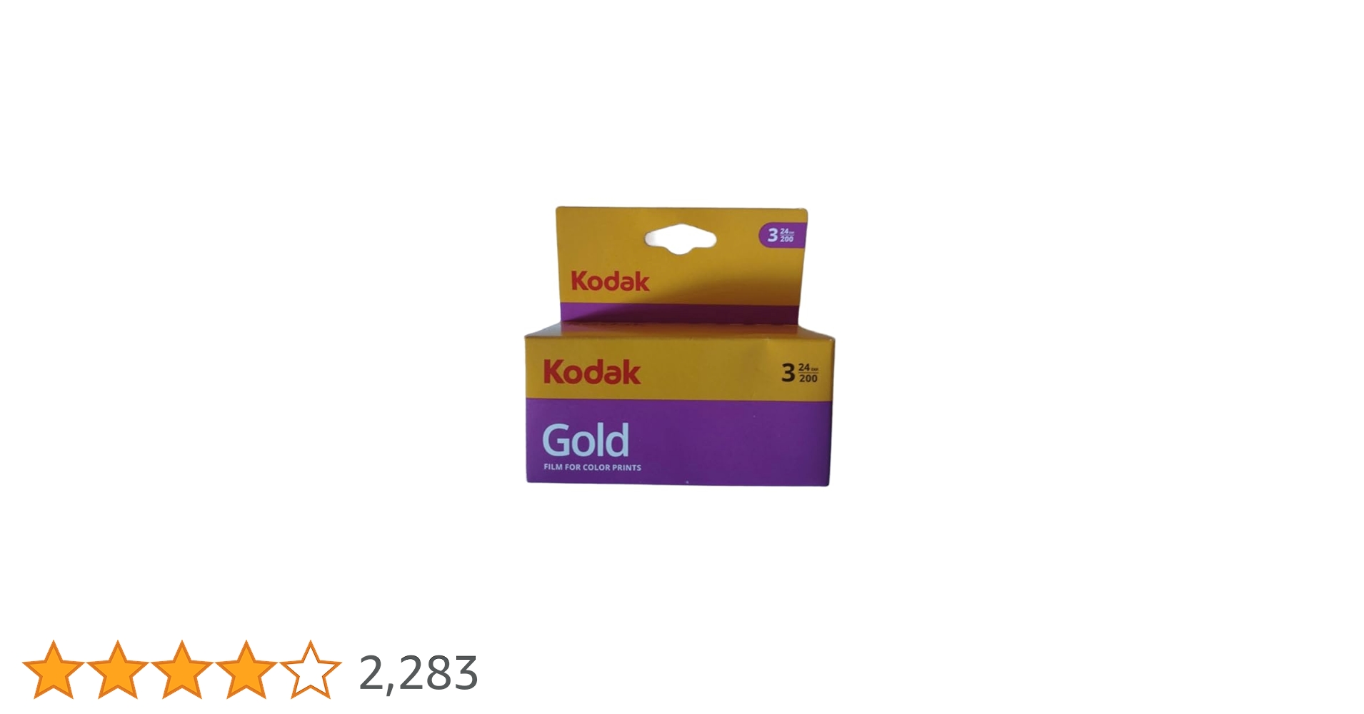 Amazon | Kodak カラーネガフィルム GOLD 200 35mm 24枚撮 3本