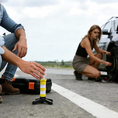 Intermitentes para coche con base imantada para solucionar averías en carretera 2