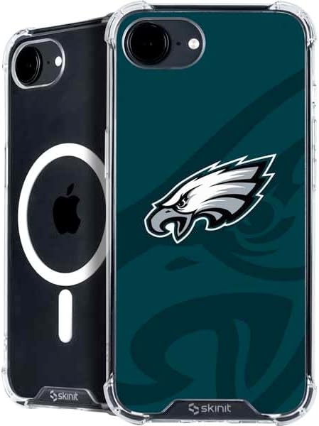 Skinit Phone Case Compatible with MagSafe iPhone 16e - Officially Licensed NFL Philadelphia Eagles Design