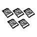 PNY 32GB Elite Class 10 U1 V10 SDHC Flash Memory Card - 100MB/s Read, Class 10, U1 Full HD, UHS-I, Full Size SD (Pack of 5)