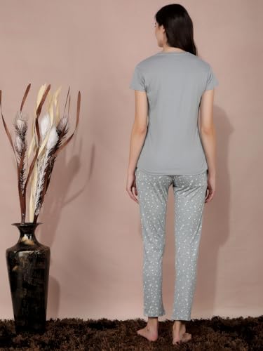 Image of Dollar Missy Women's Combed Cotton T-Shirt Pyjama Night Suit