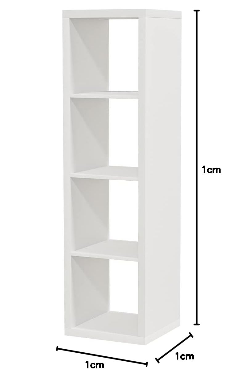 IKEA KALLAX Estantería Blanca, 42 x 147 cm, Compatible con el Modelo EXPEDIT