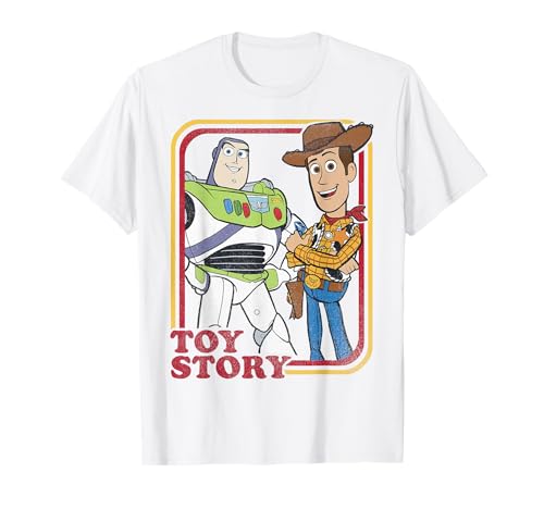 Disney Pixar Toy Story Buzz Lightyear Woody Buds Camiseta