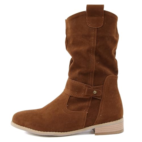 Botas de invierno transpirables para evitar el sudor con tacón cómodo 7