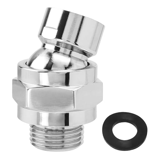 Kugelgelenk Adapter G1/2 Messing chrom verstellbar
