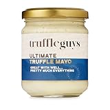 Truffle Guys Ultimate Truffle Mayo (190g) | Truffle Mayonnaise with Italian Finest Black Truffle | Gourmet Truffle Sauce | Smooth & Creamy | Spread on Burgers, Sandwiches | Vegetarian/Gluten Free