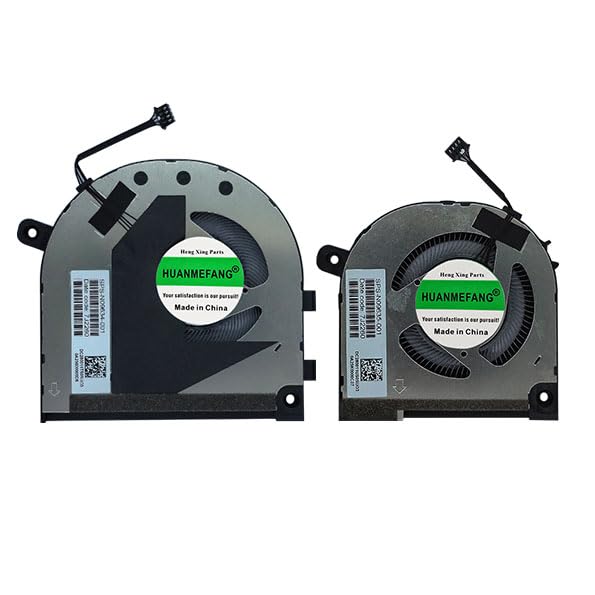 Replacement New CPU and GPU Cooling Fan for HP Envy X360 15-EY 15-EY0013DX 15-EY0023DX TPN-C157 15-EW 15-EW0013DX 2-in-1 Series P/N EG50060S1-C610-S9A/EG50040S1-CT00-S9A DC5V Fan