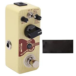 [Acoustic Guitar Compatibility]: Designed specifically for acoustic guitar, this digital reverb stompbox offers easy operation and versatile sound enhancement for various playing styles. [Three Reverb Modes]: Features Reverb, Mod, and Filter modes to...