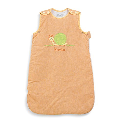 NioviLu Saco de dormir para bebé - Escargot rigolo (0-6 meses / 70 cm - 3.5 Tog)