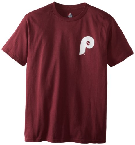 Mike Schmidt Philadelphia Phillies Maroon Cooperstown Player T-Shirt