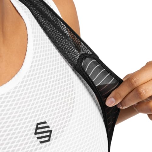 SIROKO - Fahrrad-Trägerhose für Damen Brabant - M - Schwarz