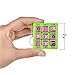 ArtCreativity 2 Inch Tic Tac Toe Keychains for Kids - Set of 12 - Durable Plastic Keyholders - Birthday Party Key Chain Favors, Goody Bag Fillers, Prize for Boys and Girls - Assorted Colors