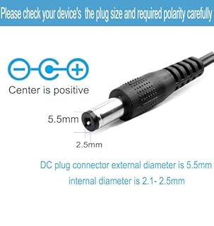 12 Volt Power Supply 1A Universal AC/DC Adapter, 100-240 50/60Hz AC to DC 12V 1Amp Transformer, DC 12V 12W Power Adapter Cord, 5.5mm x /2.1mm2.5mm Plug