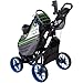 TGW Tour 4-Wheel Golf Push Cart Dark Grey/Blue