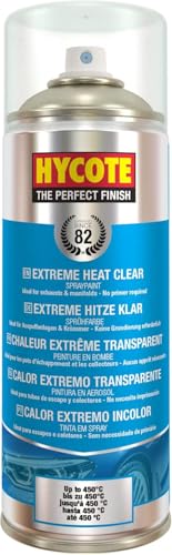 Hycote Peinture en aérosol pour voiture à séchage rapide et chaleur extrême, transparente, 400 ml