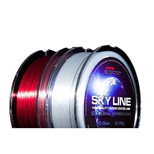 CINNETIC Sky Line 2000 MTS fil nylon anti perruque pour lancers lointains sans nœuds