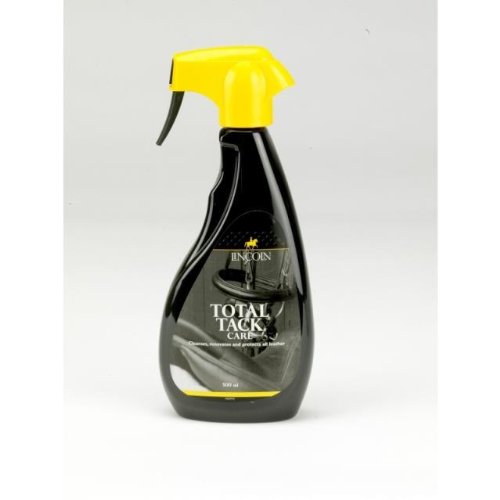 LINCOLN Total Tack Care Spray 500Ml Free Sponge Leather Cleaning And Care