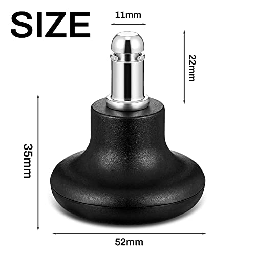 Fengxunzmm 5PCS Ruote per Sedia Ufficio, Rotelle