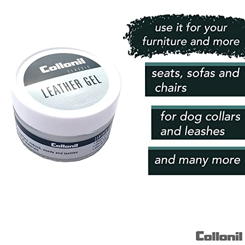 Collonil Leather Gel 2.02 Fl Oz – Leather Care For Smooth And Suede Leather– Dirt & Water-Repellent – Leather Conditioner & Leather Care For Furniture, Shoes, Bags & Much More #TOP1