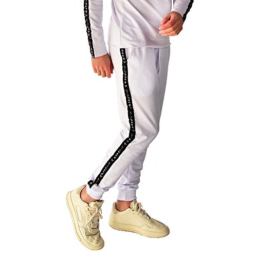 Calça Moletom Jogger Skinny Brohood Masculino Branco GG