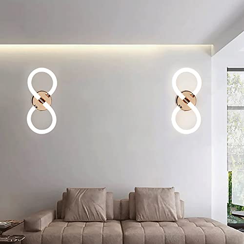 Lámpara de pared lineal creativa LED moderna para decoración interior 8